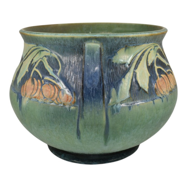 Roseville Baneda Green 1932 Art Pottery Jardiniere Planter For Pedestal 626-8