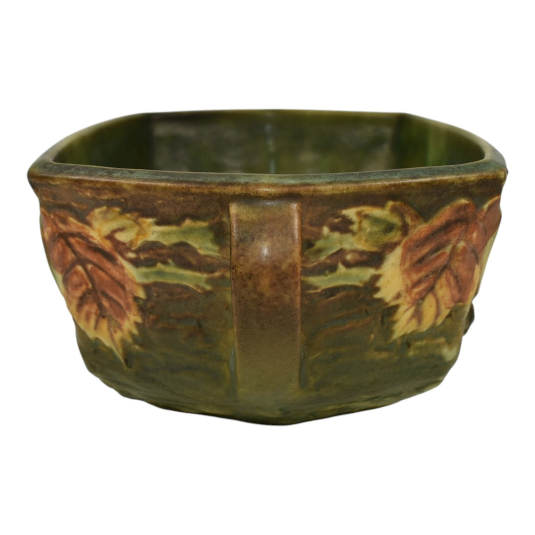 Roseville Blackberry 1932 Vintage Art Deco Pottery Ceramic Console Bowl 227-8 - Just Art Pottery