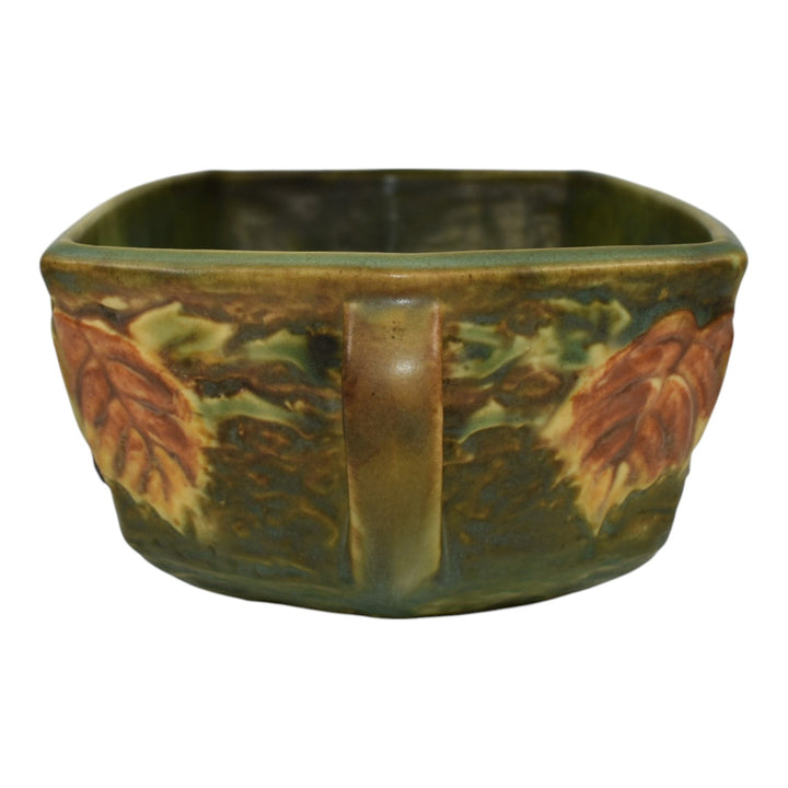 Roseville Blackberry 1932 Vintage Art Deco Pottery Ceramic Console Bowl 227-8 - Just Art Pottery