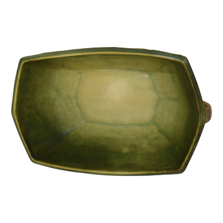 Roseville Blackberry 1932 Vintage Art Deco Pottery Ceramic Console Bowl 227-8 - Just Art Pottery