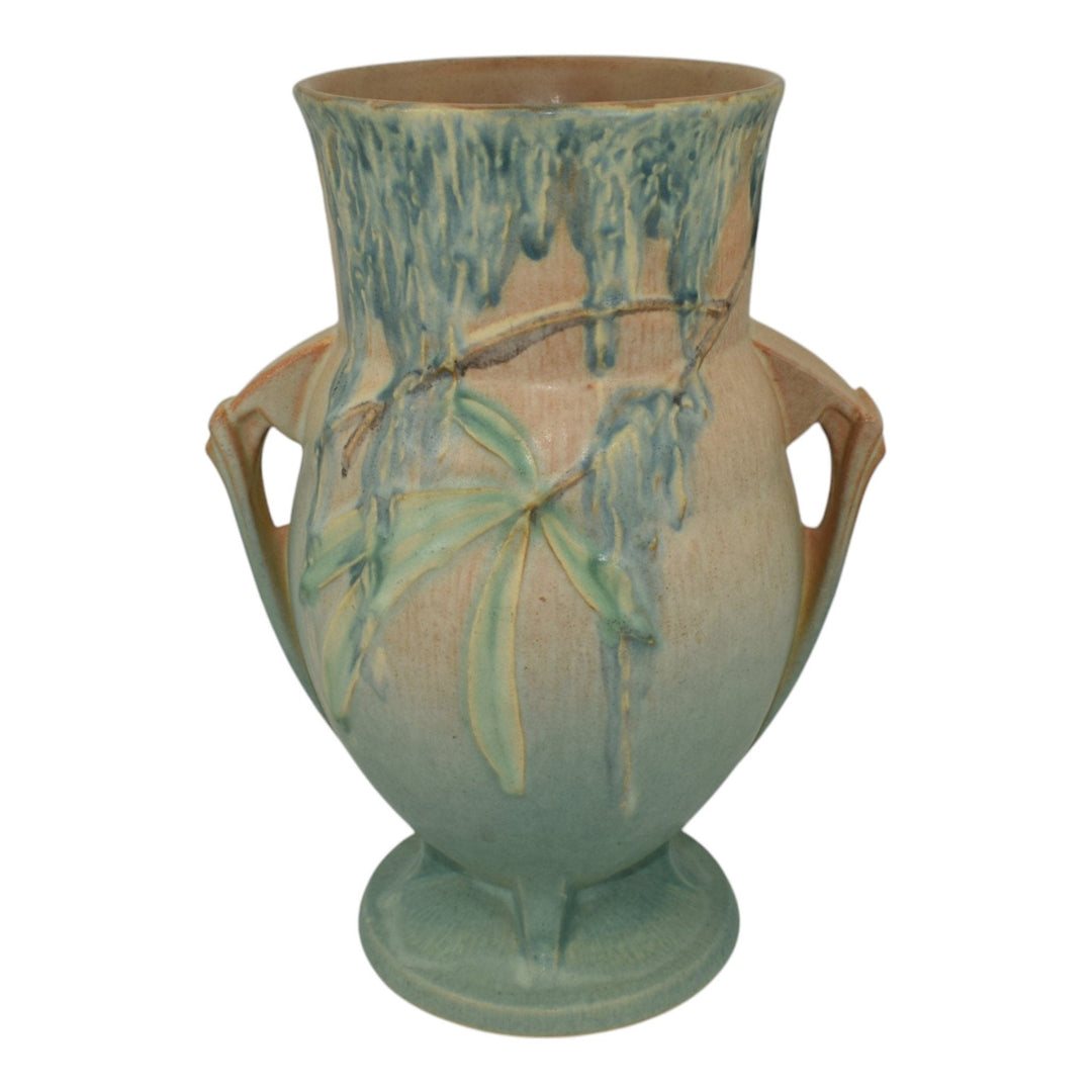Roseville Moss Tan 1936 Vintage Art Deco Pottery Ceramic Flower Vase 783-9