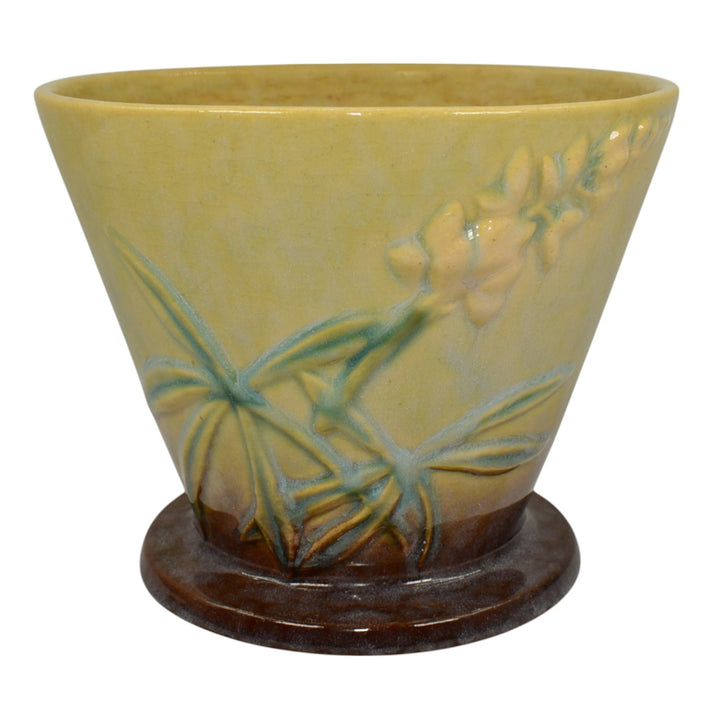 Roseville Wincraft Green 1948 Mid Century Art Pottery Flower Pot Planter 256-5