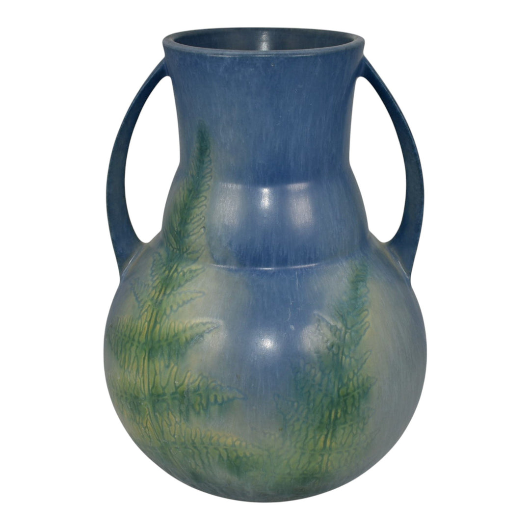 Roseville Windsor Blue 1931 Vintage Art Pottery Ceramic Vase - Just Art Pottery