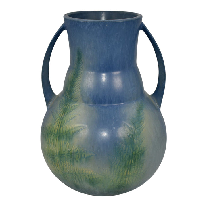 Roseville Windsor Blue 1931 Vintage Art Pottery Ceramic Vase - Just Art Pottery