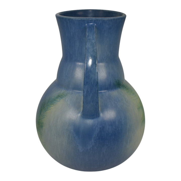 Roseville Windsor Blue 1931 Vintage Art Pottery Ceramic Vase - Just Art Pottery