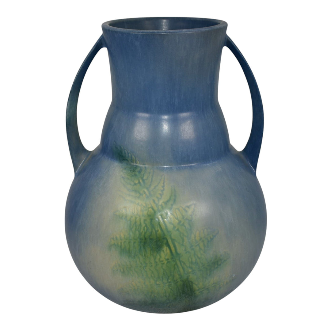 Roseville Windsor Blue 1931 Vintage Art Pottery Ceramic Vase - Just Art Pottery
