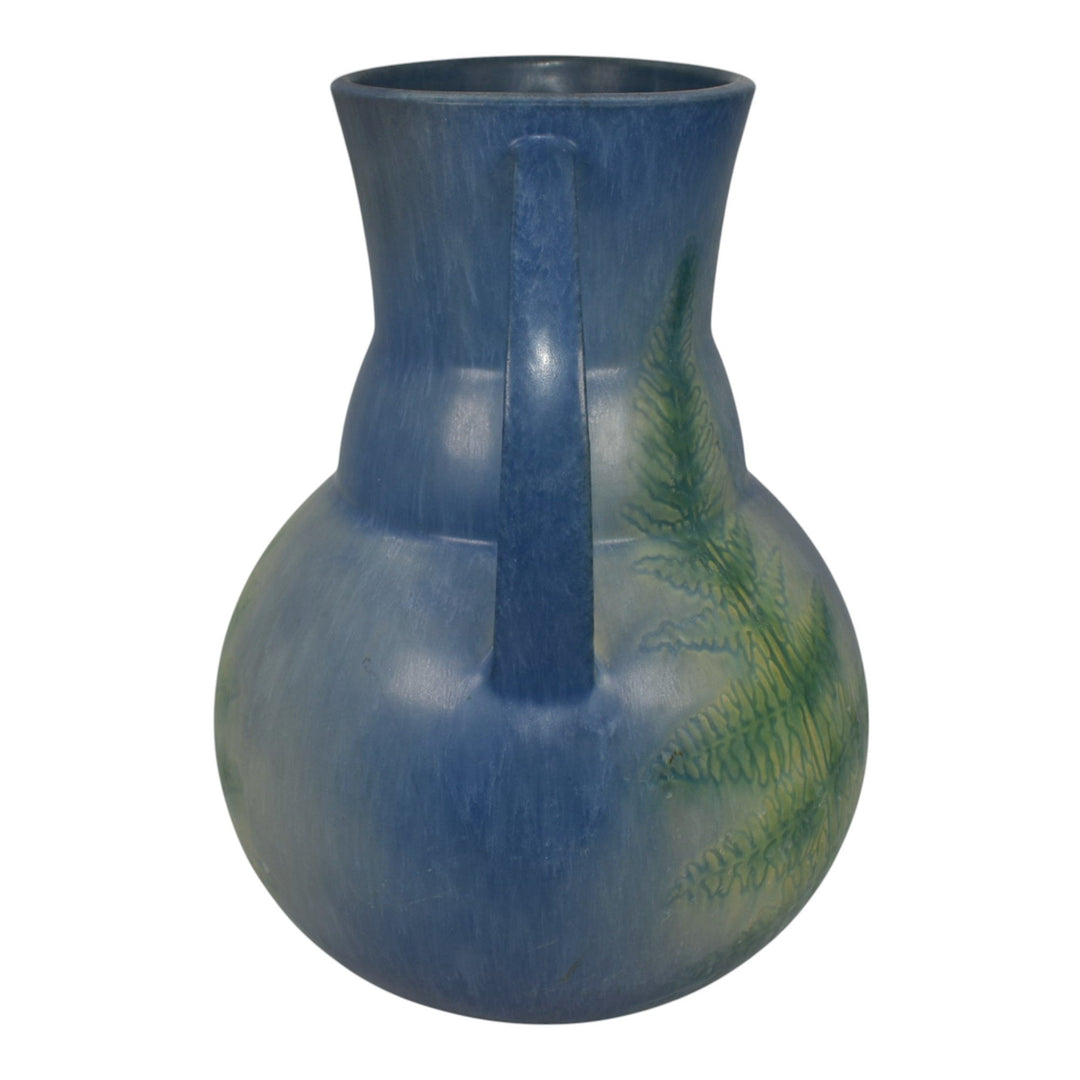 Roseville Windsor Blue 1931 Vintage Art Pottery Ceramic Vase - Just Art Pottery