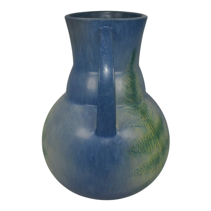 Roseville Windsor Blue 1931 Vintage Art Pottery Ceramic Vase - Just Art Pottery