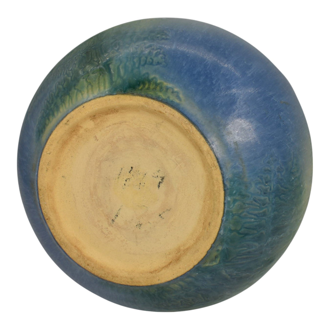 Roseville Windsor Blue 1931 Vintage Art Pottery Ceramic Vase - Just Art Pottery