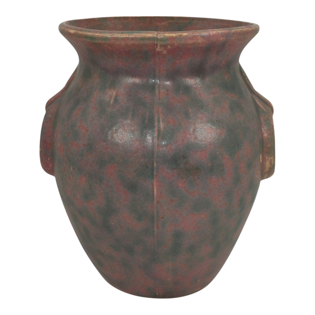 Burley Winter 1930s Vintage Art Deco Pottery Matte Purple Ceramic Vase 53 - Just Art Pottery