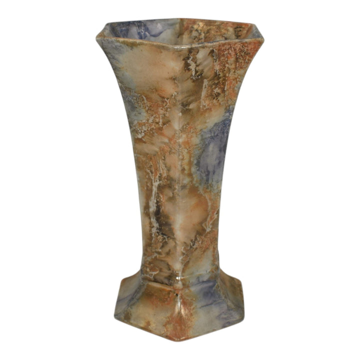 Arabia Finland Scandinavian Art Pottery Marbleized Ceramic Vase 262 - Just Art Pottery