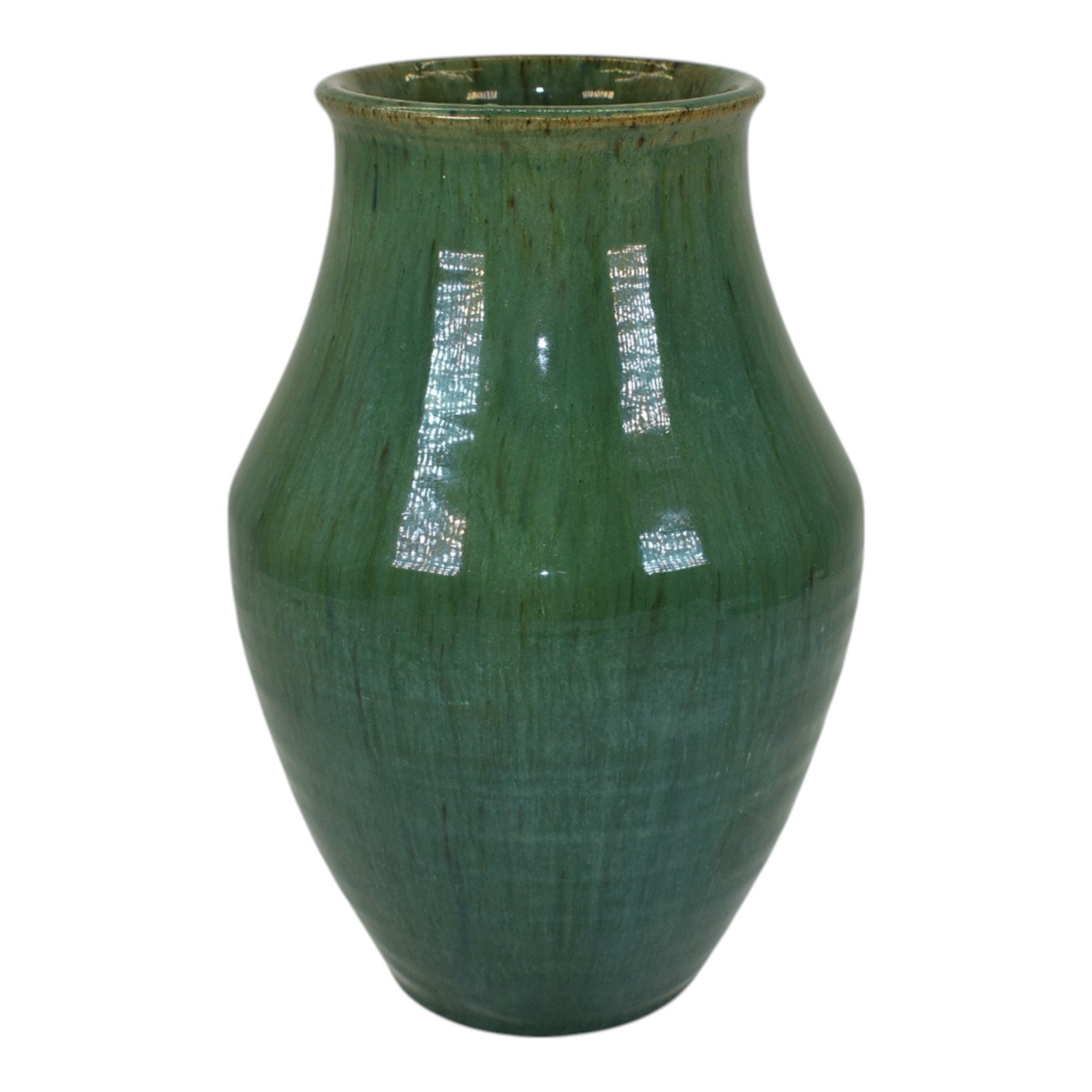 ARCHITECTURAL POTTERY② Mid Century California Studio Pottery Vase Weed Pot by Don