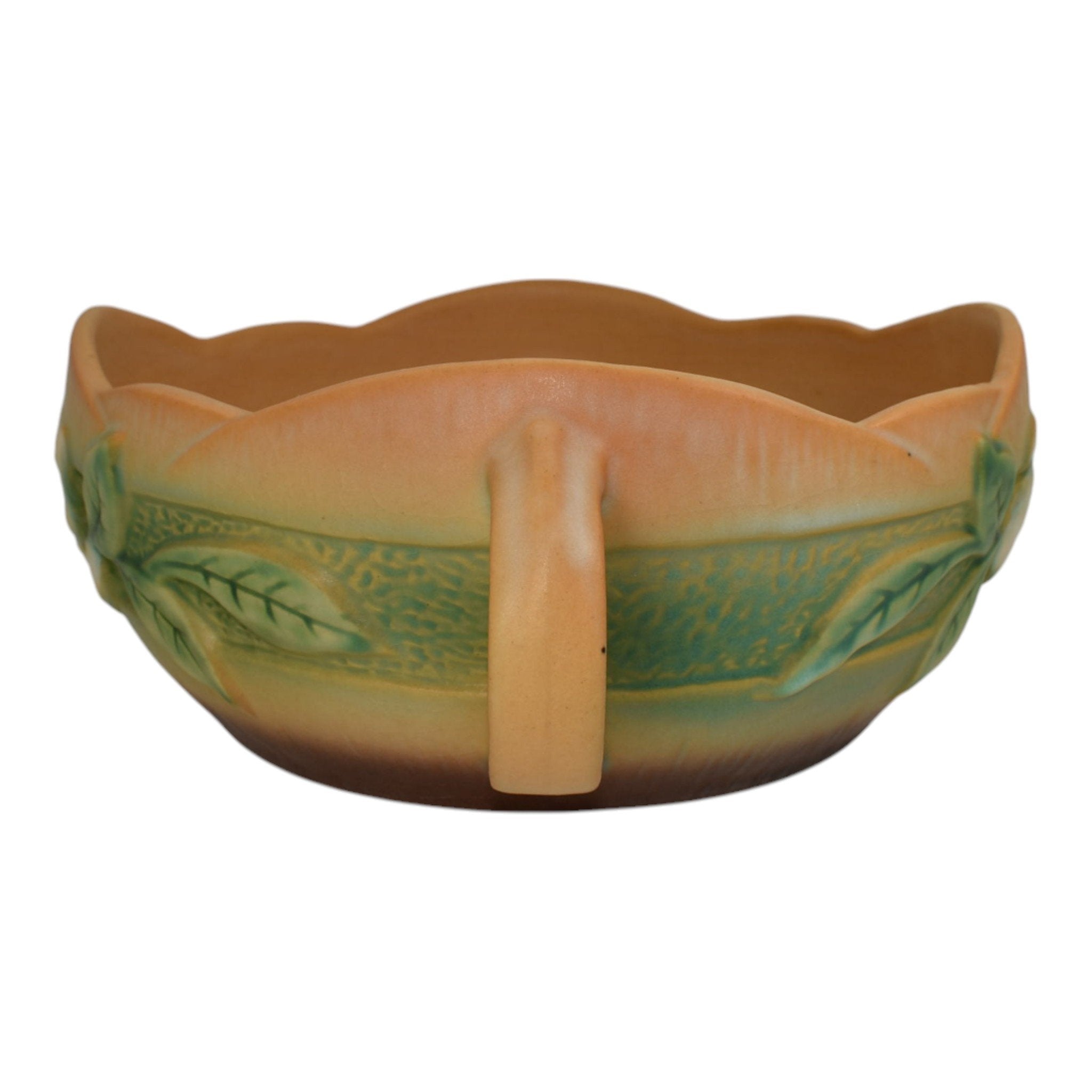 Roseville Gardenia Tan 1950 Vintage Mid Century Modern Art Pottery