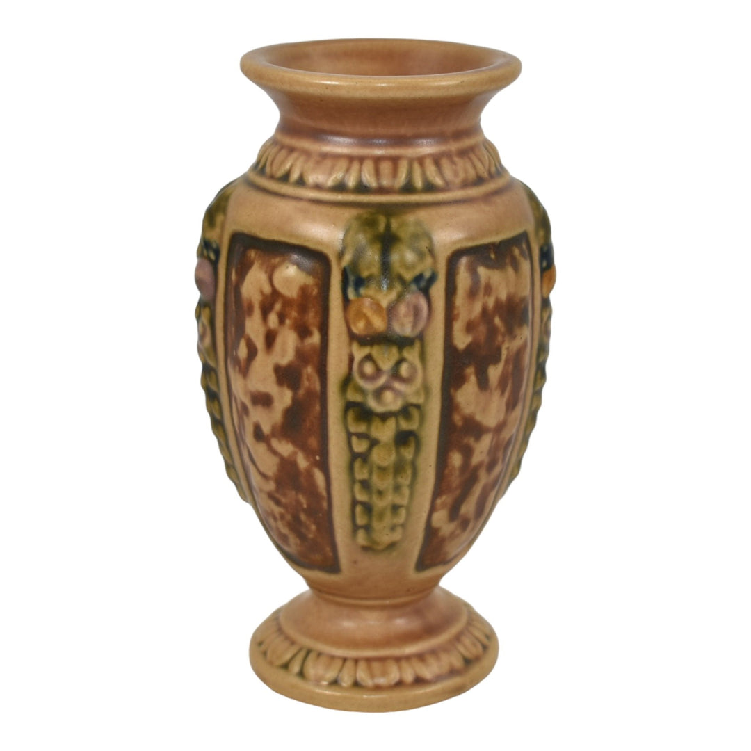 Roseville Florentine I 1924 Vintage Arts And Crafts Pottery Ceramic Vase 228-6 - Just Art Pottery