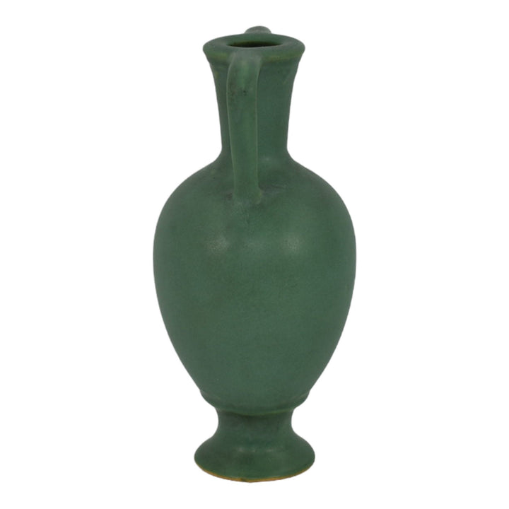 Roseville Rozane Ware Egypto 1905 Vintage Art Pottery Matte Green Vase E62-8 - Just Art Pottery
