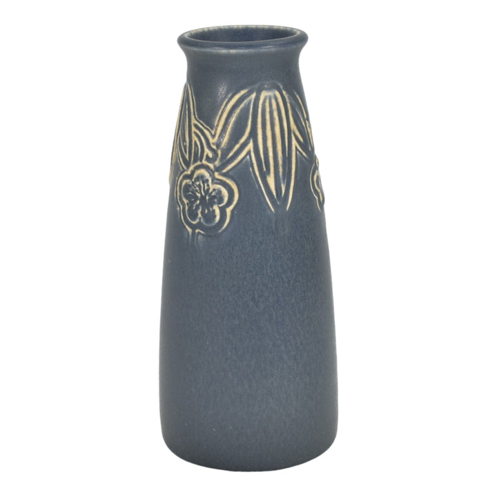 Rookwood 1924 Vintage Arts And Crafts Pottery Blue Ceramic Flower Vase 2108 - Just Art Pottery