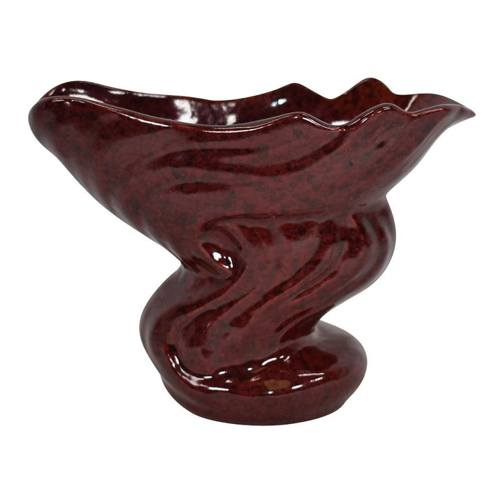 Roseville Capri Red 1954 Mid Century Modern Art Pottery Ceramic Vase 580-6 - Just Art Pottery