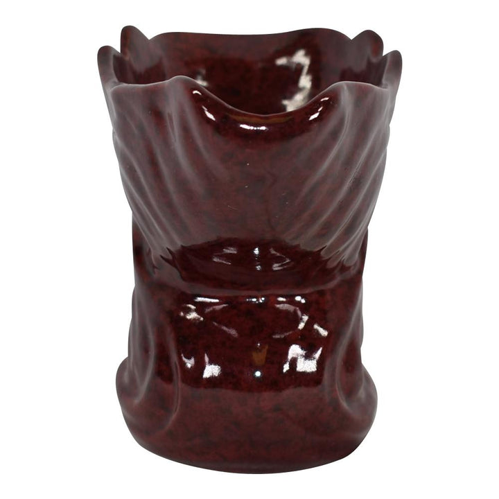 Roseville Capri Red 1954 Mid Century Modern Art Pottery Ceramic Vase 580-6 - Just Art Pottery