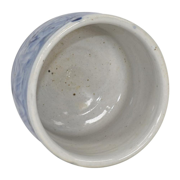 Ken Ferguson Studio Art Pottery Hand Made Blue Yunomi Ceramic Tea Cup - Just Art Pottery