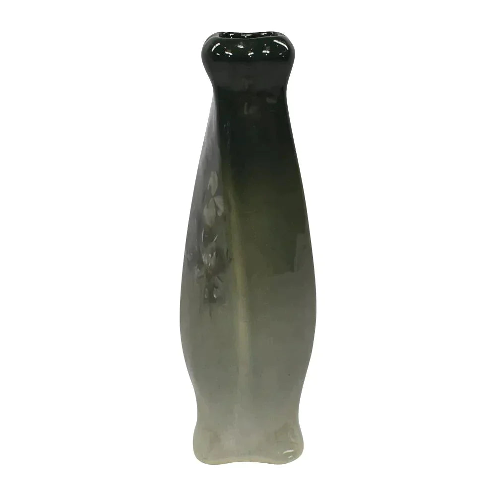 Roseville Rozane Royal Light 1901 Art Pottery Gray Clover Twist Vase R3-10 - Just Art Pottery