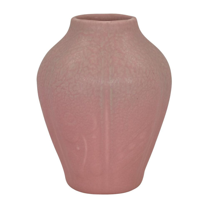 Rookwood Art Pottery 1931 Vintage Art Deco Pink Green Floral Ceramic Vase 6100