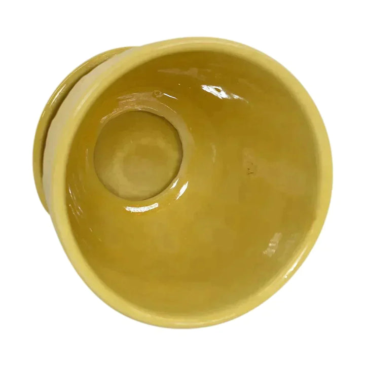 Shawnee Vintage Art Pottery Yellow Floral Ceramic Flower Pot Planter 456 - Just Art Pottery