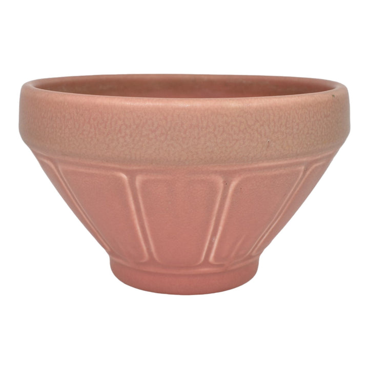 Rookwood 1918 Vintage Art Deco Pottery Green Over Pink Ceramic Bowl 2356 - Just Art Pottery