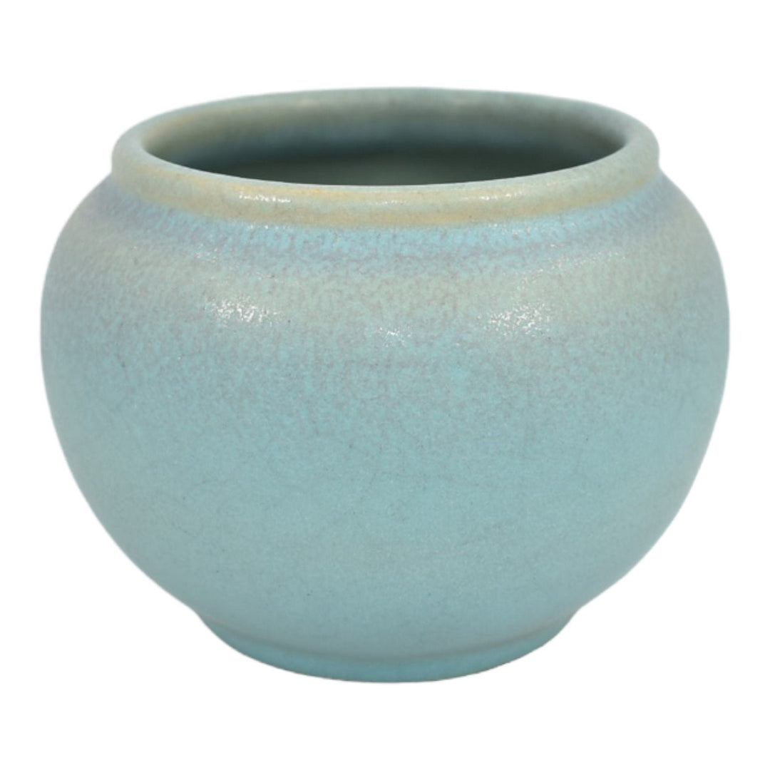 Van Briggle 1905 Vintage Arts And Crafts Pottery Matte Blue Purple Vase 270 - Just Art Pottery