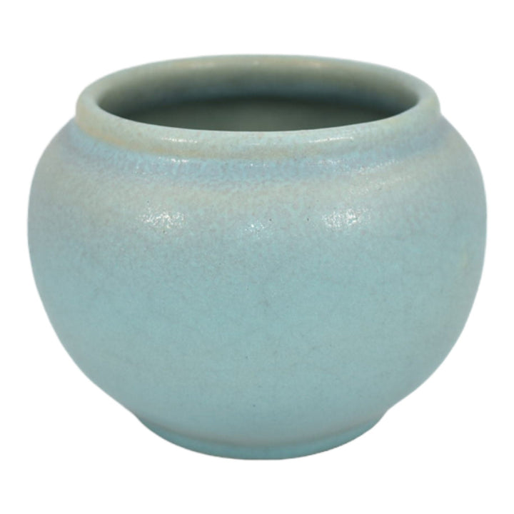 Van Briggle 1905 Vintage Arts And Crafts Pottery Matte Blue Purple Vase 270 - Just Art Pottery