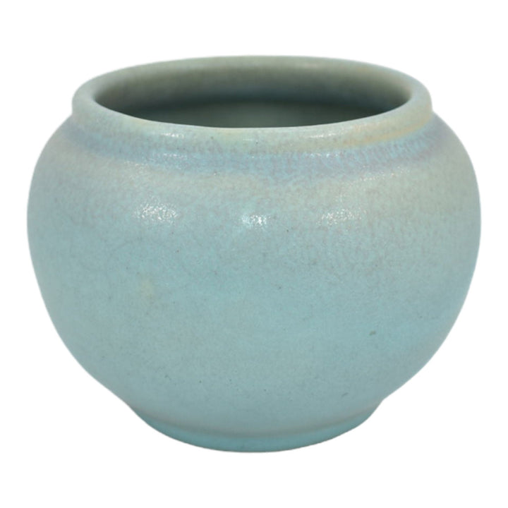Van Briggle 1905 Vintage Arts And Crafts Pottery Matte Blue Purple Vase 270 - Just Art Pottery