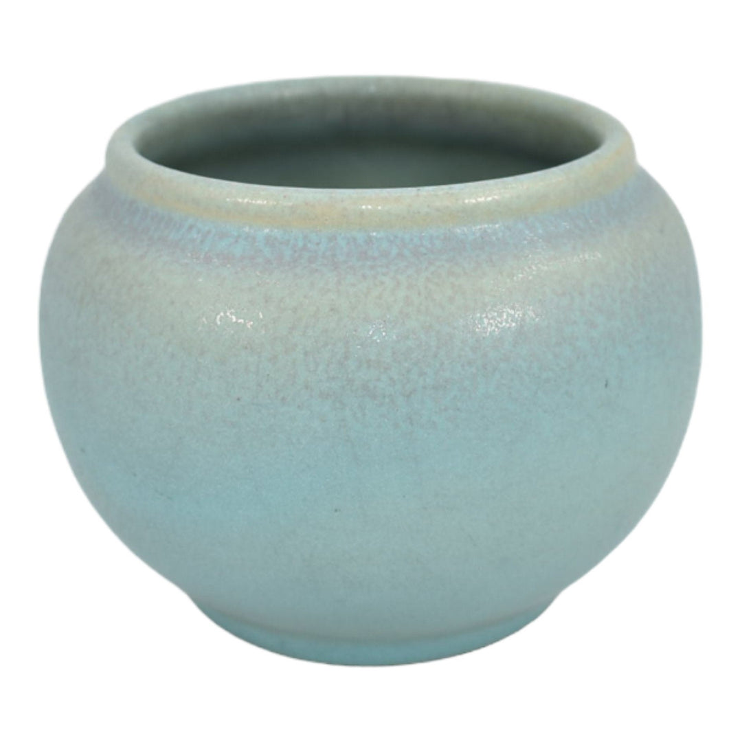 Van Briggle 1905 Vintage Arts And Crafts Pottery Matte Blue Purple Vase 270 - Just Art Pottery