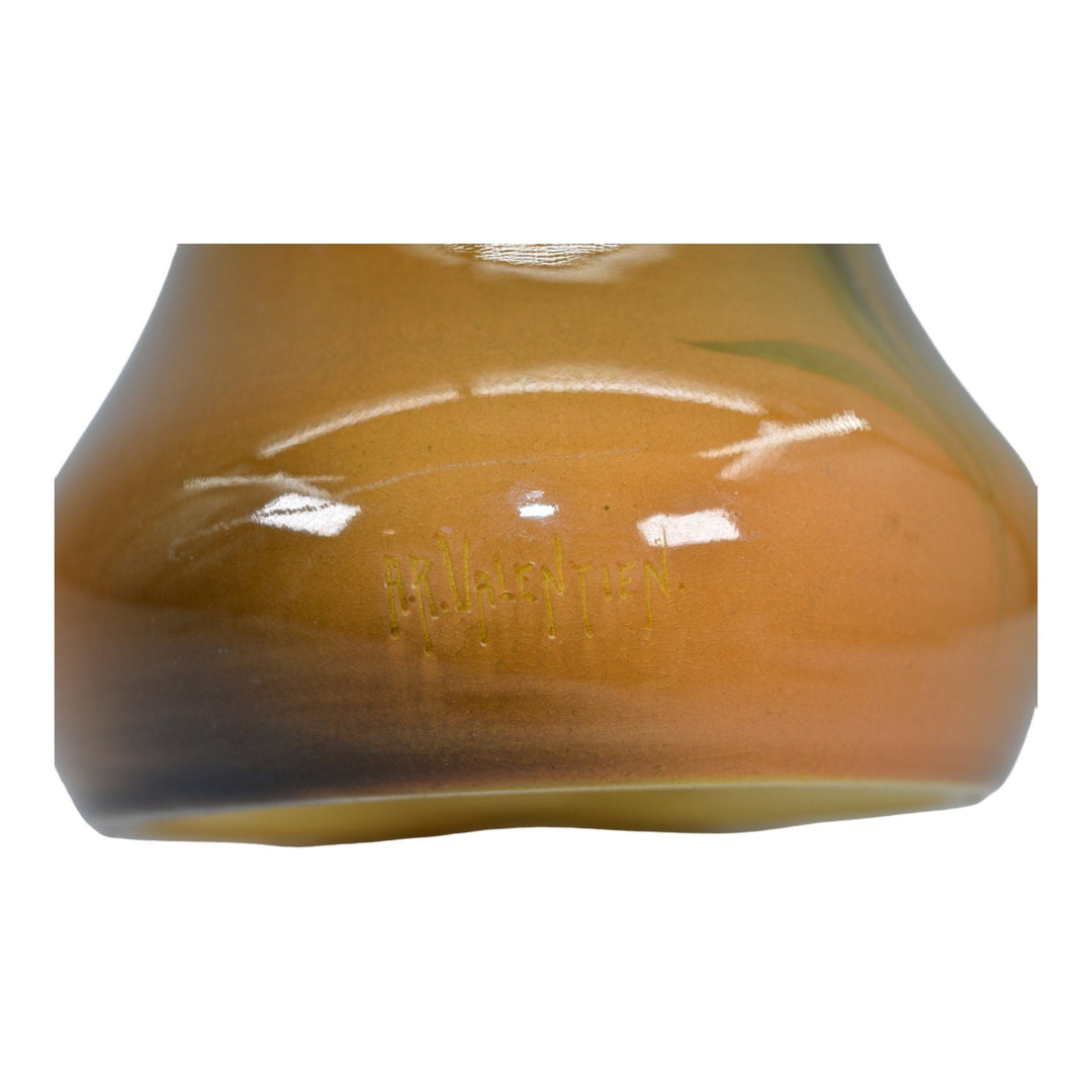 Rookwood 1896 Vintage Arts And Crafts Pottery Standard Glaze Vase 807 Valentien - Just Art Pottery