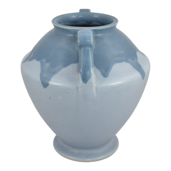 Roseville Carnelian I Blue 1926 Vintage Arts And Crafts Pottery Vase 331-7 - Just Art Pottery