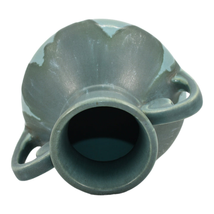Roseville Carnelian I Blue Green 1926 Art Deco Pottery Ceramic Vase 311-7 - Just Art Pottery