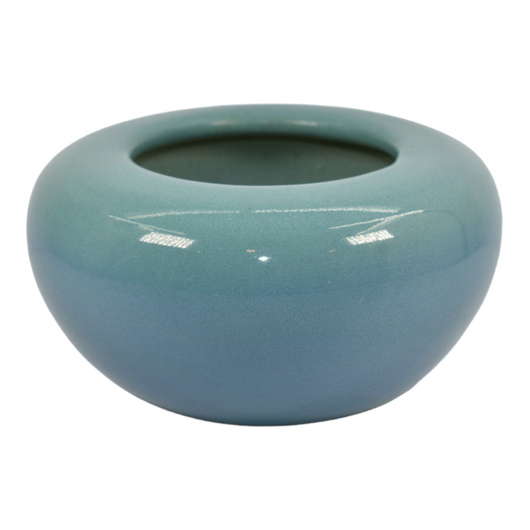 North Dakota School of Mines UND 1934 Pottery Blue Ceramic Vase Davies