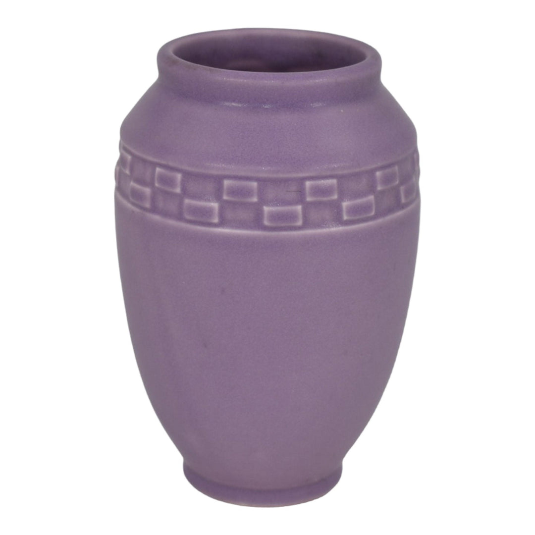Rookwood 1931 Vintage Arts Deco Pottery Matte Purple Ceramic Flower Vase 2284