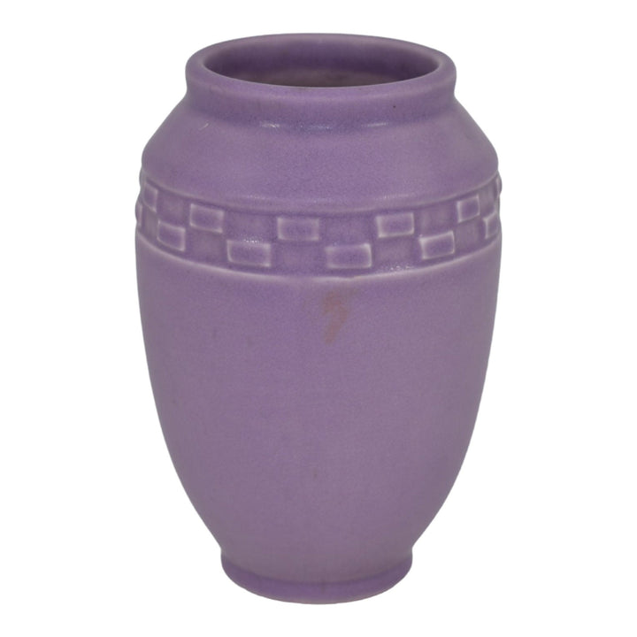 Rookwood 1931 Vintage Arts Deco Pottery Matte Purple Ceramic Flower Vase 2284