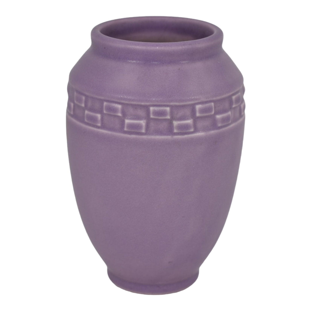 Rookwood 1931 Vintage Arts Deco Pottery Matte Purple Ceramic Flower Vase 2284
