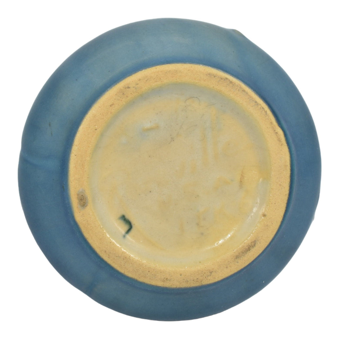 Roseville Snowberry Blue 1947 Mid Century Modern Art Pottery Ceramic Ewer 1TK-6