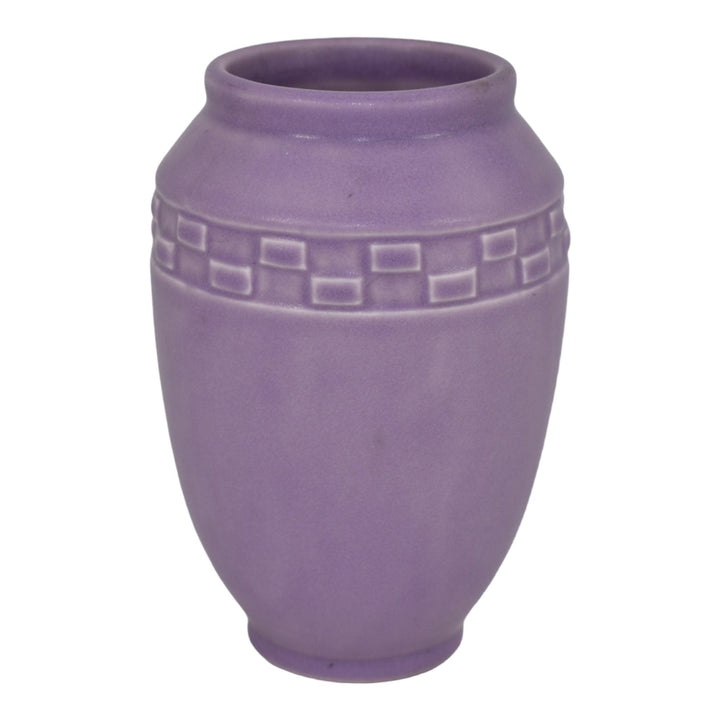Rookwood 1931 Vintage Arts Deco Pottery Matte Purple Ceramic Flower Vase 2284