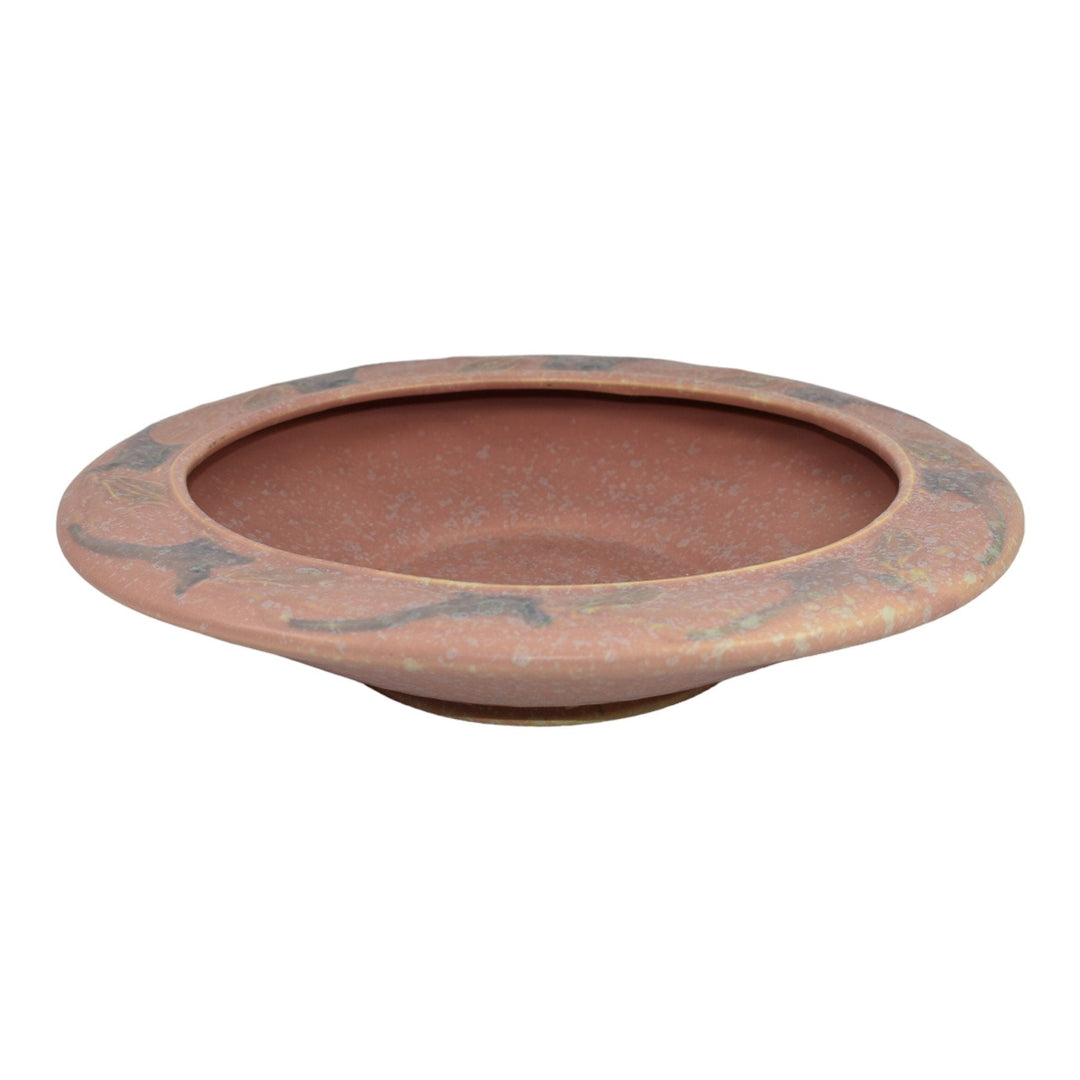 Roseville Cremona Pink 1928 Vintage Art Deco Pottery Ceramic Bowl 178-8 - Just Art Pottery