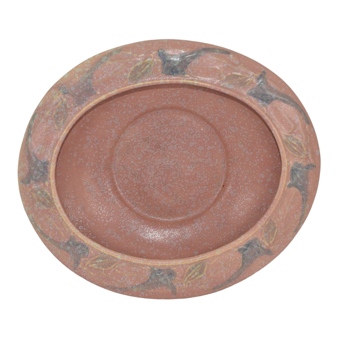 Roseville Cremona Pink 1928 Vintage Art Deco Pottery Ceramic Bowl 178-8 - Just Art Pottery