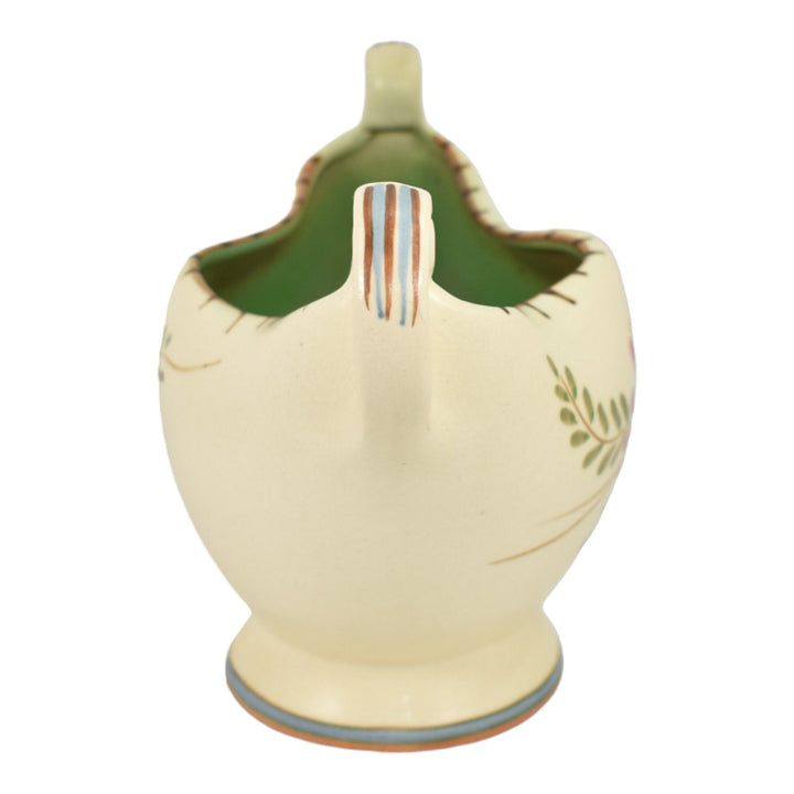 Weller Bonito 1927-33 Art Pottery Hand Decorated Handled Pedestal Ceramic Vase - Just Art Pottery
