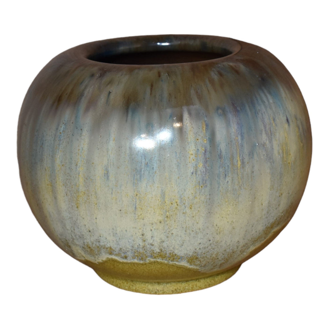 Fulper 1910-14 Arts And Crafts Pottery Cats Eye Flambe Edam Ceramic Vase 61 - Just Art Pottery